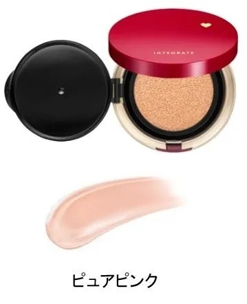 インテグレート プロフィニッシュクッション ピュアピンク 本体